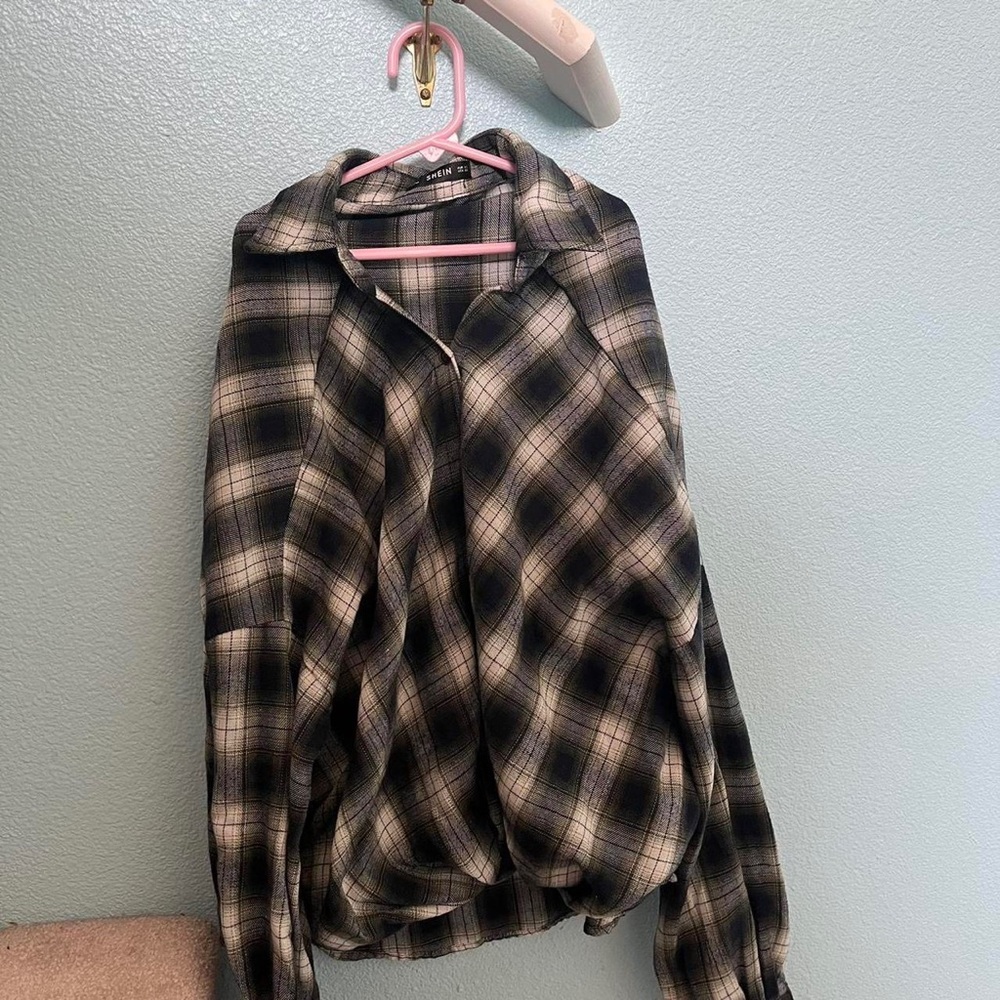 Twist-Front Flannel